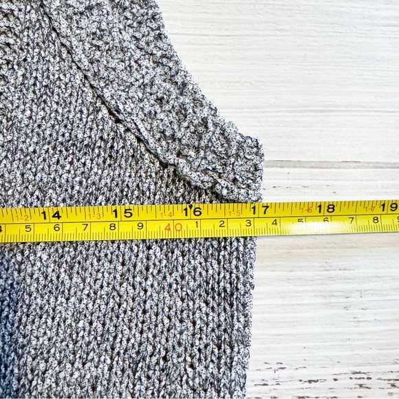 Anthropologie Sparrow Retro Gray Sleeveless Tunic Sweater M Layering - Picture 9 of 11